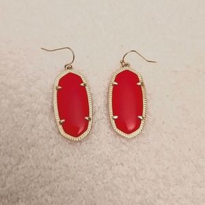 Kendra Scott Red Danielle earrings